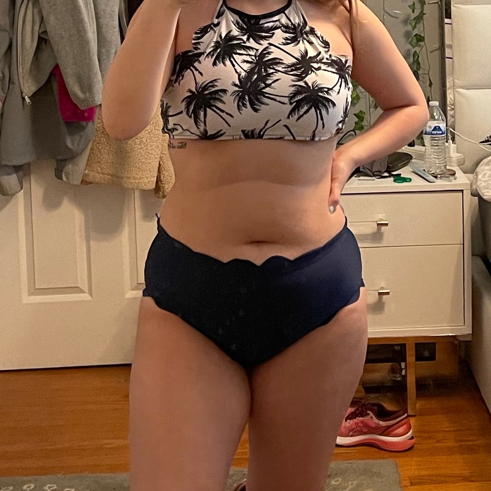 Halter top bathing suit
